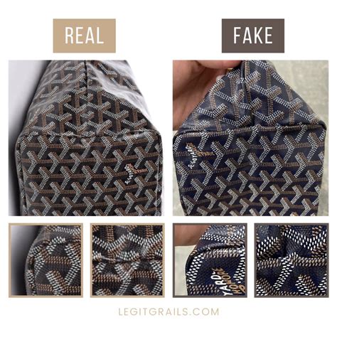 how to tell a fake goyard tote|legit check goyard tote.